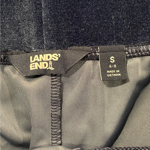 Lands’ End Blue Velour Wide Leg Pull-On Pants Size S - Picture 7 of 10